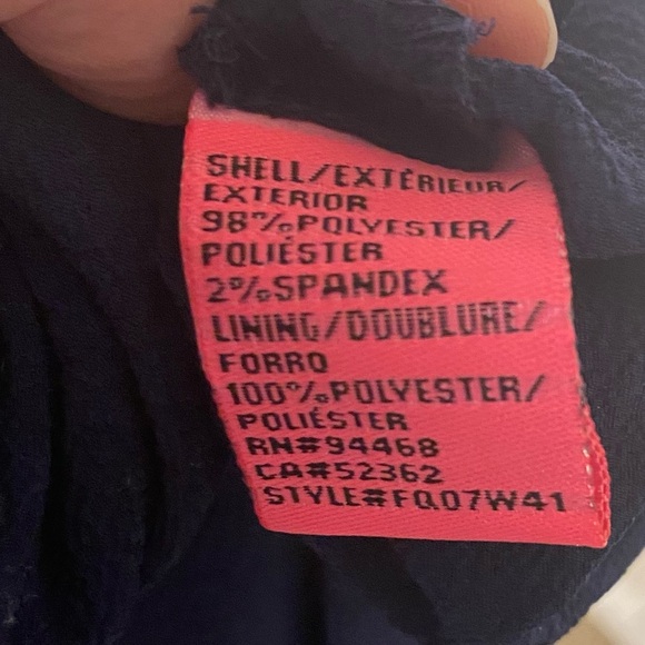 Betsey Johnson Navy Blue Sleeveless Jumpsuit Sz 10 NWT - Picture 4 of 8